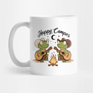 Hoppy Camper Funny Frog Mug